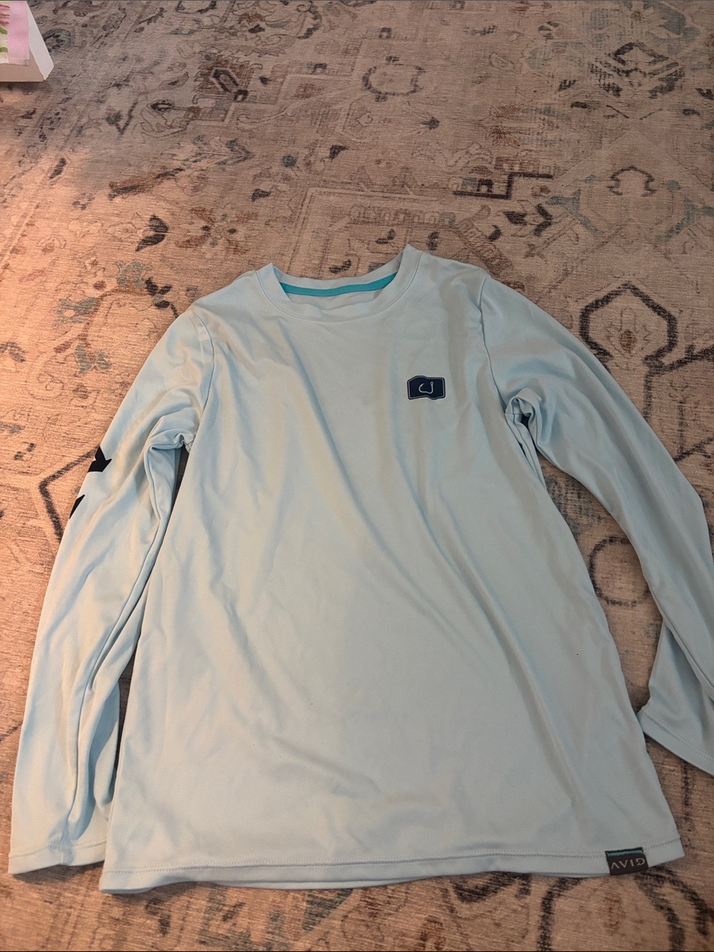 Avid Kids' Long-Sleeve Performance Tee — Light Blue